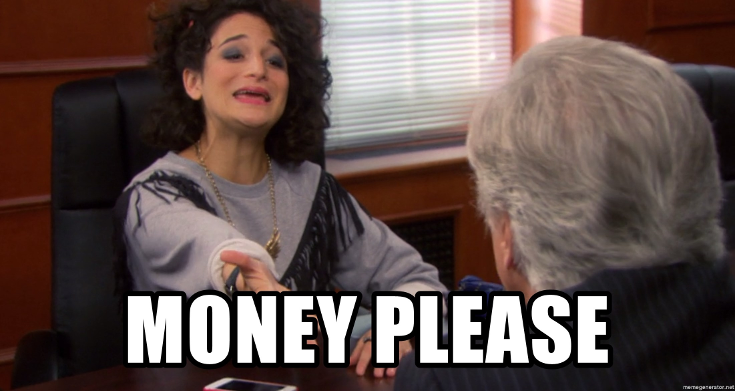 Mona Lisa Saperstien needs money